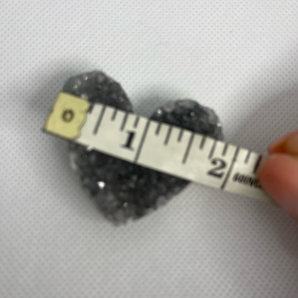 Amethyst Heart Druzy Geode 2” - Picture 5 of 12